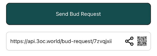 How to request a Bud in the app